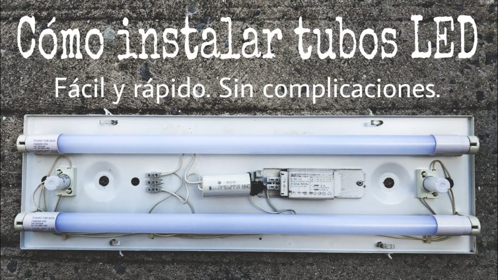 sustitución de iluminación tradicional por led